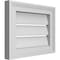 Ekena Millwork Vertical Surface Mount PVC Gable Vent: Functional, w/ 2"W x 1-1/2"P Brickmould Frame, 16"W x 12"H GVPVE16X1202SF - alternate 5